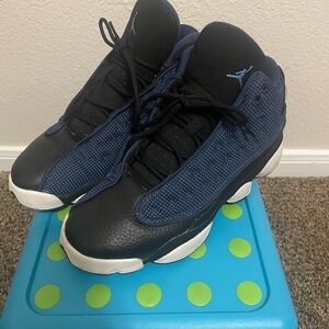 Nike Air Jordan Navy and Black Athletic Sneakers